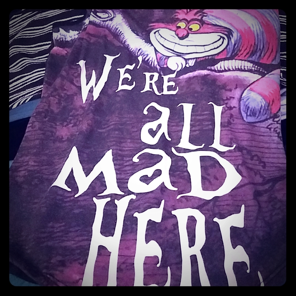 Alice in Wonderland tank top